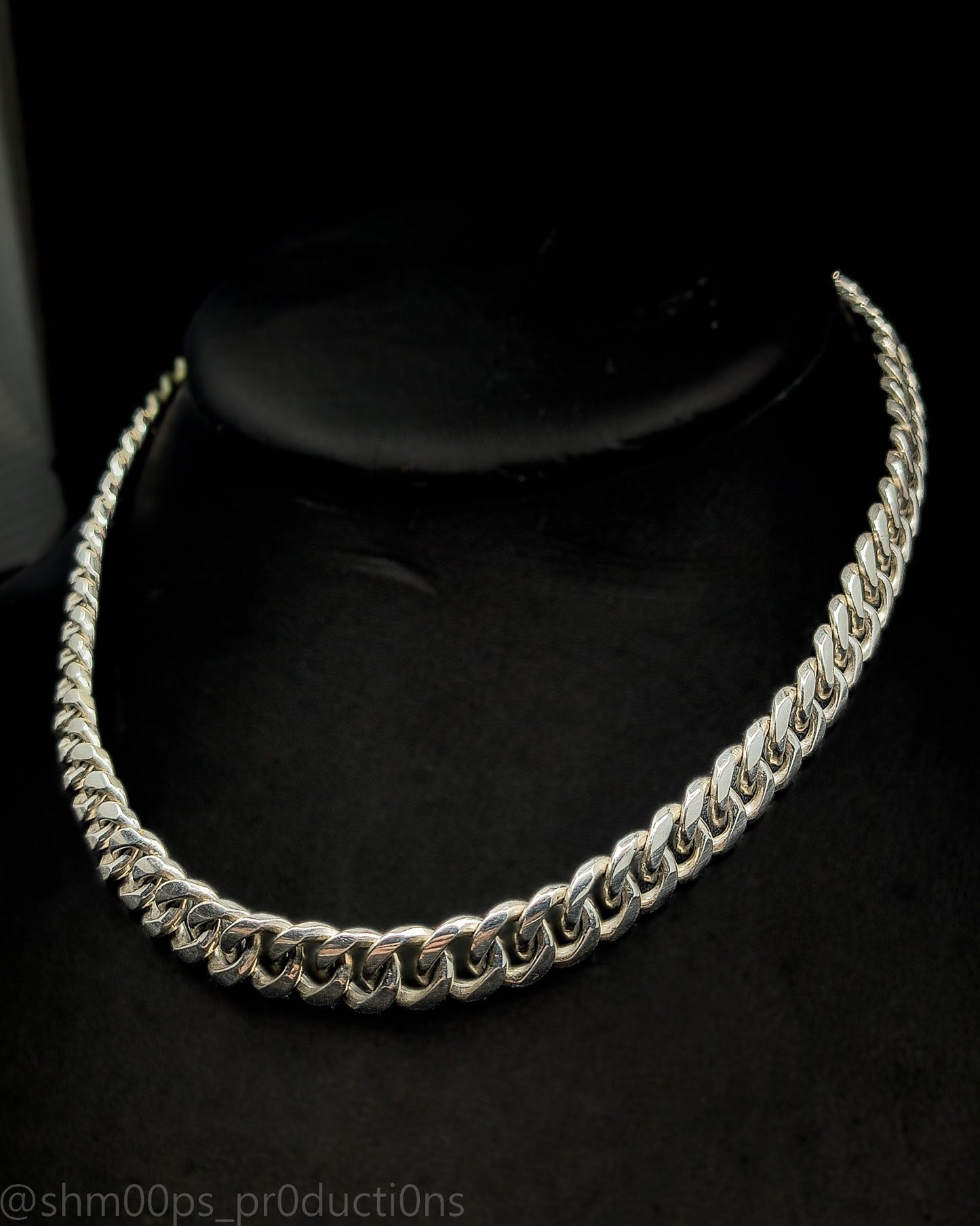 18 inch 10mm miami cuban chain with box clasp