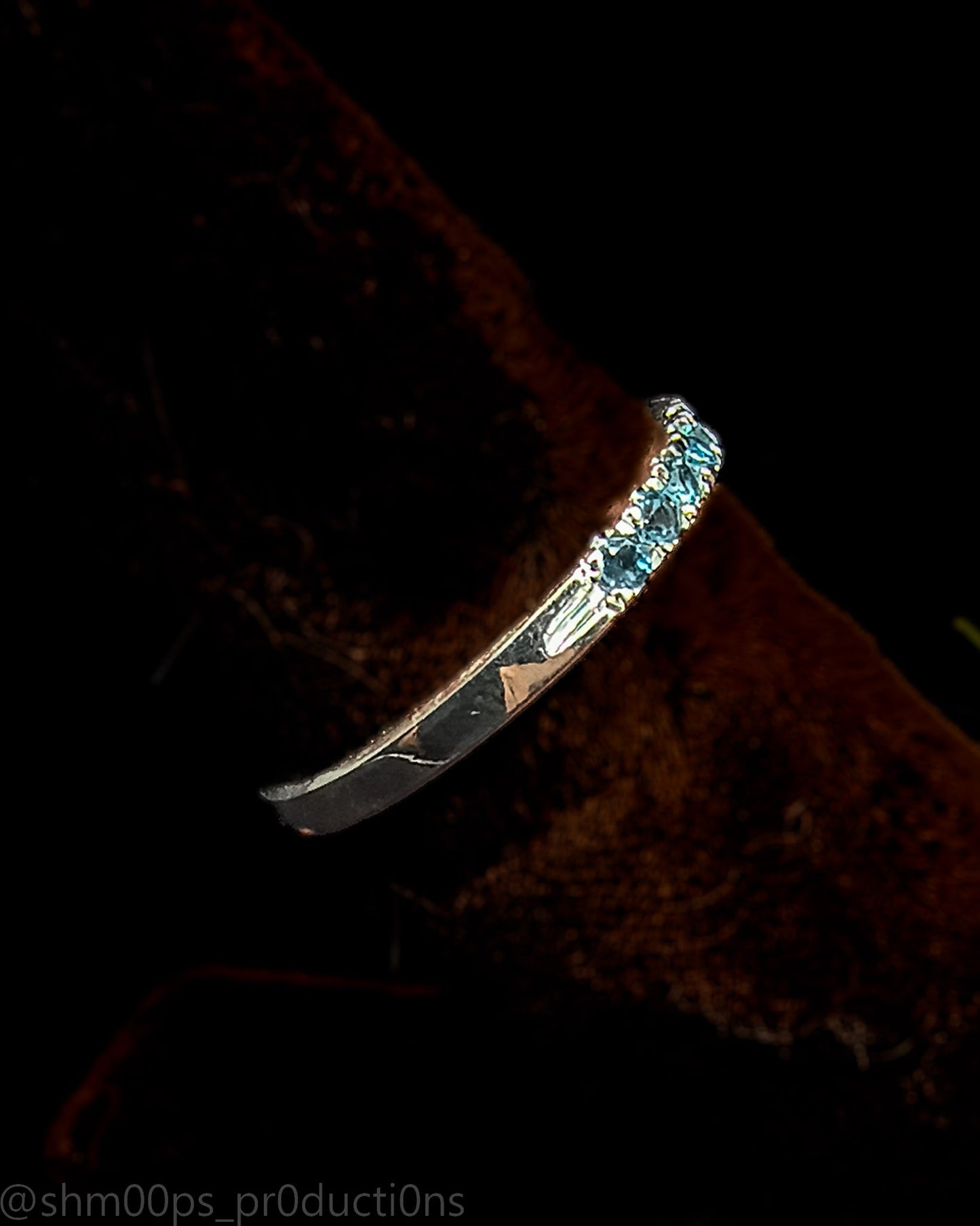Blue Topaz Stackable Ring